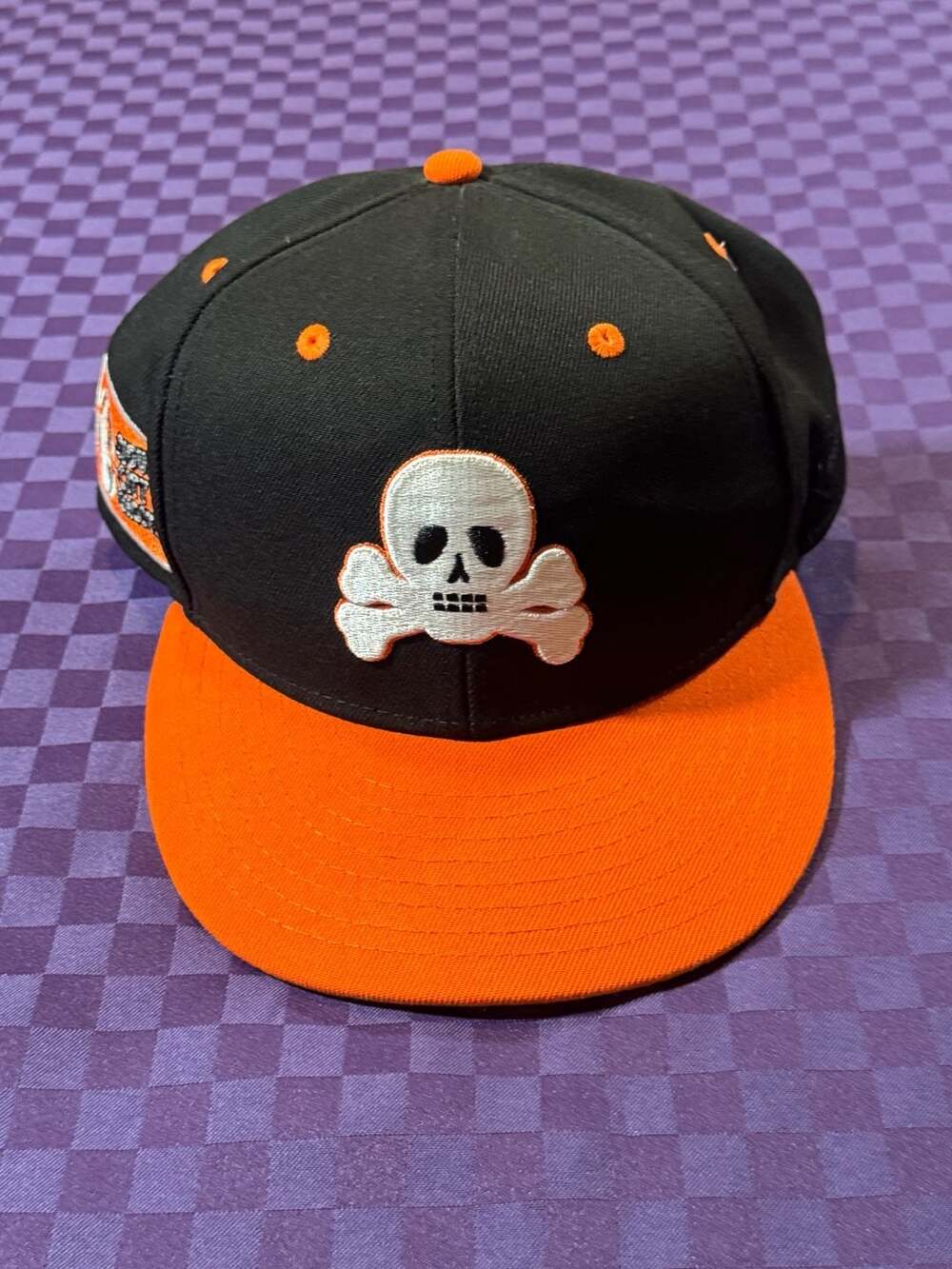 Ebbets Field Flannels Sioux City Ghosts Fitted Hat, Size 7 1/4
